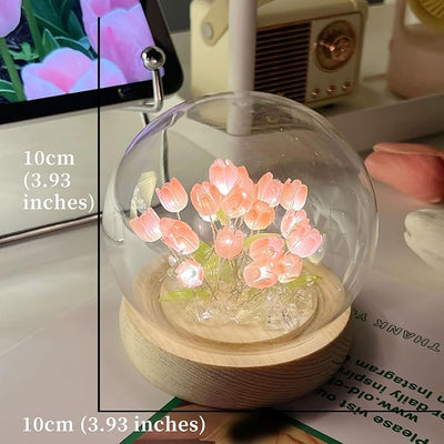 Tulip Lamp Handmade Flower Light Tulip Night Light Decorative Lamp