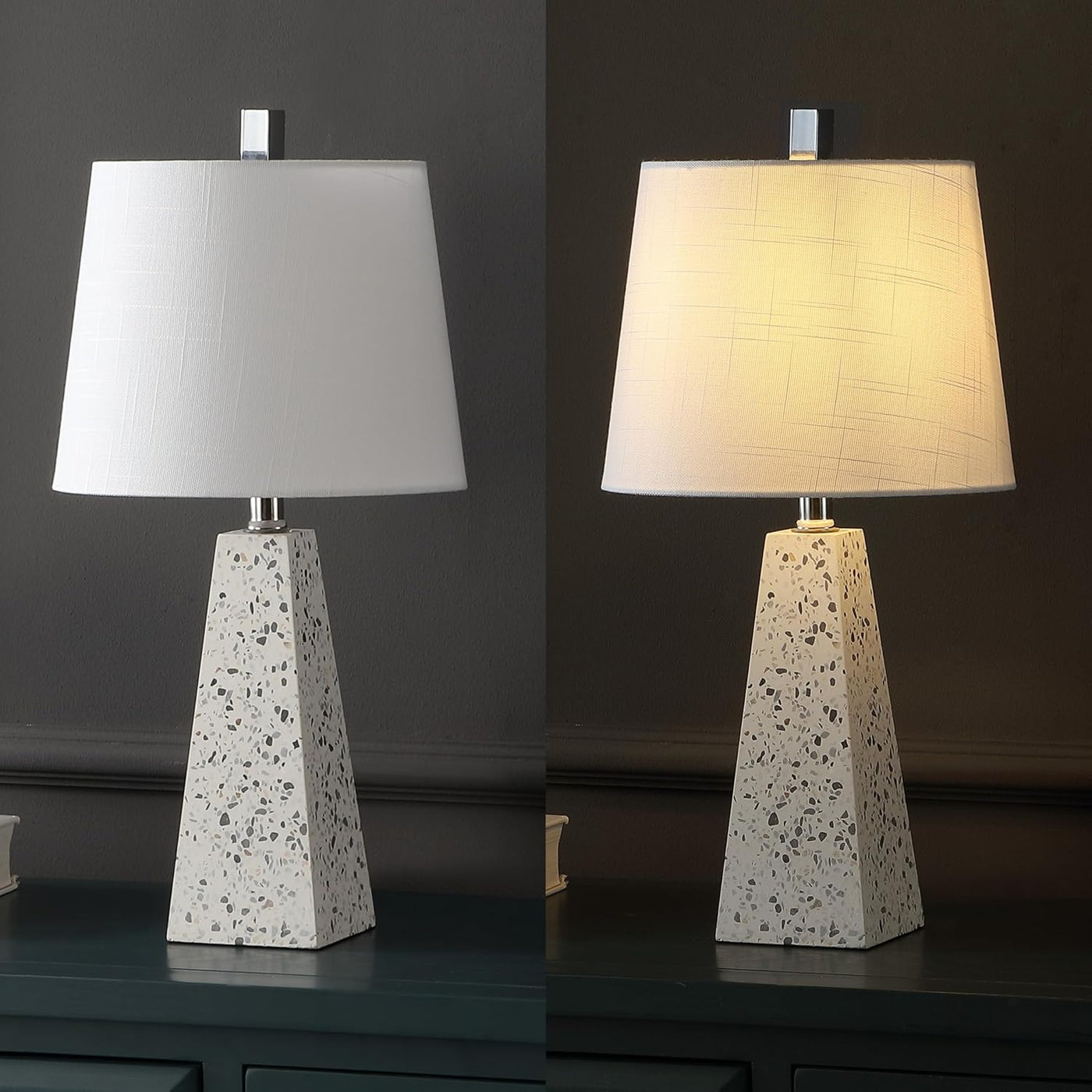 JONATHAN Y-SET2 Owen 20.5" Resin LED Table Lamp Contemporary