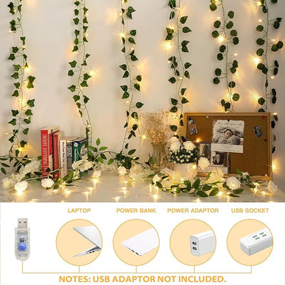 200 Led Hanging String Lights Outdoor, Fairy Curtain Lights Indoor for Christmas